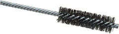 Weiler - 3/4" Diam Helical Steel Tube Brush - Double Spiral, 0.0104" Filament Diam, 2-1/2" Brush Length, 5-1/2" OAL, 1/4" Diam Shank - Americas Industrial Supply