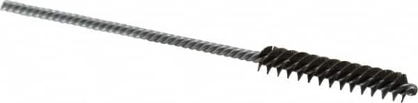 Weiler - 3/8" Diam Helical Steel Tube Brush - Double Spiral, 0.006" Filament Diam, 2" Brush Length, 4" OAL, 1/8" Diam Shank - Americas Industrial Supply