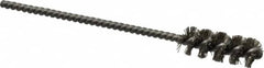 Weiler - 3/8" Diam Helical Stainless Steel Tube Brush - 0.008" Filament Diam, 1" Brush Length, 3-1/2" OAL, 1/8" Diam Stainless Steel Shank - Americas Industrial Supply