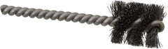 Weiler - 7/8" Diam Helical Steel Tube Brush - 0.008" Filament Diam, 1" Brush Length, 3-1/2" OAL, 7/32" Diam Stainless Steel Shank - Americas Industrial Supply