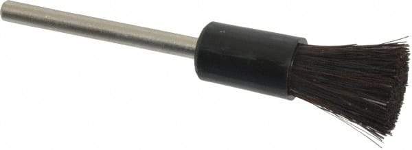 Weiler - 5/16" Brush Diam, End Brush - 1/8" Diam Shank, 25,000 Max RPM - Americas Industrial Supply