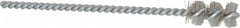 Weiler - 0.515" Diam Helical Nylon Tube Brush - 0.012" Filament Diam, 1" Brush Length, 5" OAL, 0.194" Diam Shank - Americas Industrial Supply