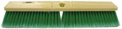 Weiler - 18" General Purpose Synthetic Push Broom - 3" Bristle Length, Foam Block, Threaded Handle Connection, Handle Sold Separately - Americas Industrial Supply