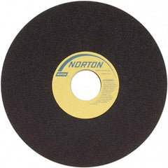 Norton - 7" 60 Grit Aluminum Oxide Cutoff Wheel - 3/32" Thick, 1-1/4" Arbor, 6,550 Max RPM, Use with Stationary Grinders - Americas Industrial Supply
