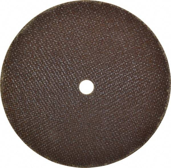 Norton - 6" 60 Grit Aluminum Oxide Cutoff Wheel - 0.035" Thick, 1/2" Arbor, 10,190 Max RPM, Use with Die Grinders - Americas Industrial Supply