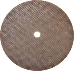 Norton - 6" 60 Grit Aluminum Oxide Cutoff Wheel - 0.06" Thick, 1/2" Arbor, 10,190 Max RPM, Use with Die Grinders - Americas Industrial Supply