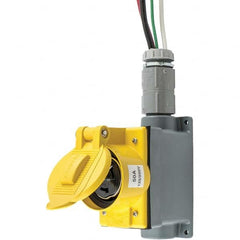 Hubbell Wiring Device-Kellems - GFCI Cords & Power Distribution Centers Mount Type: Wall Number of Outlets: 1 - Americas Industrial Supply