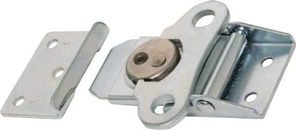 Value Collection - 3.43" Long x 2-3/4" Wide x 0.670" High, Draw Latch - Steel, with Zinc Plate, Bright Chromate Dip Finish - Americas Industrial Supply