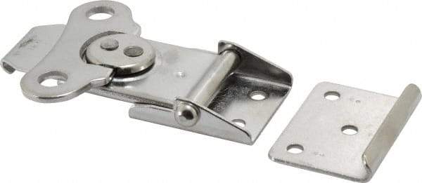 Value Collection - 3.43" Long x 2-3/4" Wide x 0.67" High, Draw Latch - Stainless Steel, with Natural Finish - Americas Industrial Supply