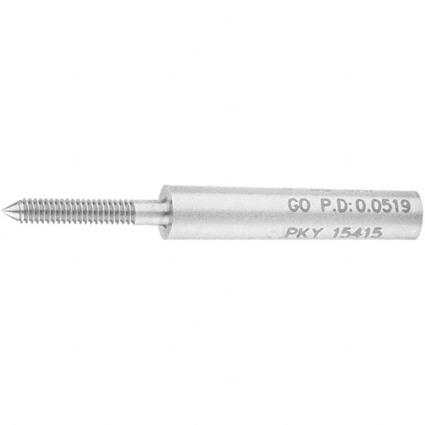 SPI - #0-80, Class 2B, 3B, Single End Plug Thread Go Gage - Steel, Size 000 Handle Not Included - Americas Industrial Supply