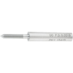SPI - #0-80, Class 2B, 3B, Single End Plug Thread Go Gage - Steel, Size 000 Handle Not Included - Americas Industrial Supply