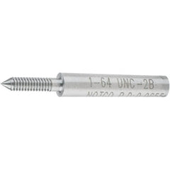 SPI - #1-64, Class 2B, Single End Plug Thread No Go Gage - Steel, Size 000 Handle Not Included - Americas Industrial Supply