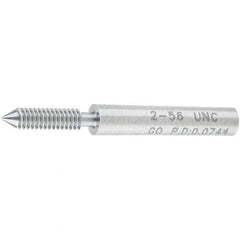 SPI - #2-56, Class 2B, 3B, Single End Plug Thread Go Gage - Steel, Size 000 Handle Not Included - Americas Industrial Supply