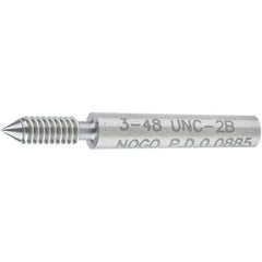 SPI - #3-48, Class 2B, Single End Plug Thread No Go Gage - Steel, Size 000 Handle Not Included - Americas Industrial Supply