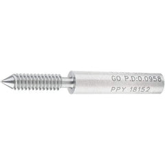 SPI - #4-40, Class 2B, 3B, Single End Plug Thread Go Gage - Steel, Size 00 Handle Not Included - Americas Industrial Supply