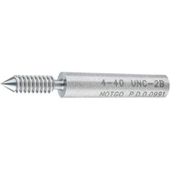 SPI - #4-40, Class 2B, Single End Plug Thread No Go Gage - Steel, Size 00 Handle Not Included - Americas Industrial Supply