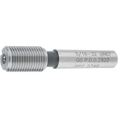 SPI - 5/16-32, Class 2B, 3B, Single End Plug Thread Go Gage - Steel, Size 1 Handle Not Included - Americas Industrial Supply