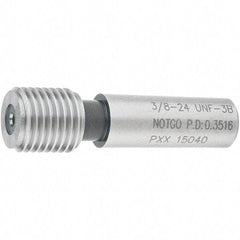 SPI - 3/8-24, Class 3B, Single End Plug Thread No Go Gage - Steel, Size 2 Handle Not Included - Americas Industrial Supply