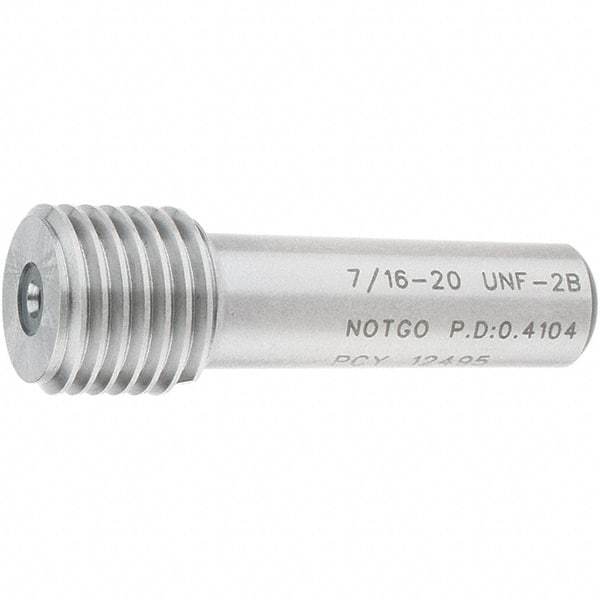 SPI - 7/16-20, Class 2B, Single End Plug Thread No Go Gage - Steel, Size 2 Handle Not Included - Americas Industrial Supply