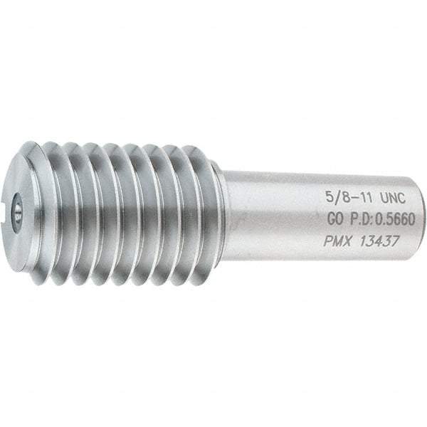 SPI - 5/8-11, Class 2B, 3B, Single End Plug Thread Go Gage - Steel, Size 3 Handle Not Included - Americas Industrial Supply