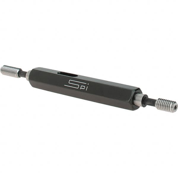SPI - #8-36, Class 2B, Double End Plug Thread Go/No Go Gage - Steel, Size 0 Handle Included - Americas Industrial Supply