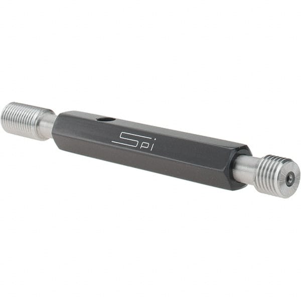 SPI - 7/16-20, Class 2B, Double End Plug Thread Go/No Go Gage - Steel, Size 2 Handle Included - Americas Industrial Supply