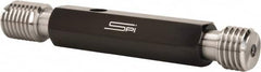 SPI - 7/8-9, Class 2B, Double End Plug Thread Go/No Go Gage - Steel, Size 4 Handle Included - Americas Industrial Supply