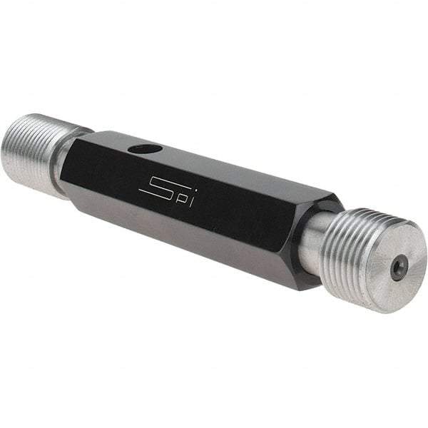 SPI - 7/8-14, Class 3B, Double End Plug Thread Go/No Go Gage - Steel, Size 4 Handle Included - Americas Industrial Supply