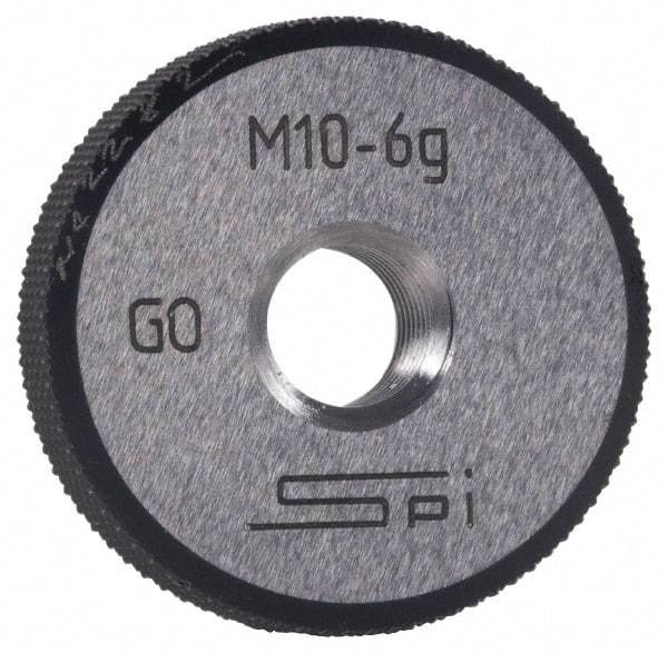 SPI - M39x3 Go Single Ring Thread Gage - Class 6G, Oil Hardened Nonshrinking Steel (OHNS), NPL Traceability Certification Included - Americas Industrial Supply