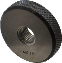 SPI - M12x1.25 Go Single Ring Thread Gage - Class 6G, Oil Hardened Nonshrinking Steel (OHNS), NPL Traceability Certification Included - Americas Industrial Supply