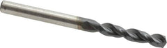 Cleveland - 11/64" 135° Parabolic Flute Cobalt Screw Machine Drill Bit - TiAlN Finish, Right Hand Cut, 1-1/16" Flute Length, 2-1/8" OAL, Split Point, Straight Shank - Americas Industrial Supply