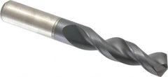 Cleveland - 1/2" 135° Parabolic Flute Cobalt Screw Machine Drill Bit - TiAlN Finish, Right Hand Cut, 2-1/4" Flute Length, 3-3/4" OAL, Split Point, Straight Shank - Americas Industrial Supply
