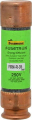 Cooper Bussmann - 125 VDC, 250 VAC, 35 Amp, Time Delay General Purpose Fuse - Fuse Holder Mount, 76.2mm OAL, 20 at DC, 200 (RMS) kA Rating, 13/16" Diam - Americas Industrial Supply