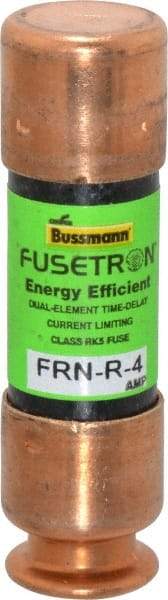 Cooper Bussmann - 125 VDC, 250 VAC, 4 Amp, Time Delay General Purpose Fuse - Fuse Holder Mount, 50.8mm OAL, 20 at DC, 200 (RMS) kA Rating, 9/16" Diam - Americas Industrial Supply