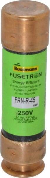 Cooper Bussmann - 125 VDC, 250 VAC, 45 Amp, Time Delay General Purpose Fuse - Fuse Holder Mount, 76.2mm OAL, 20 at DC, 200 (RMS) kA Rating, 13/16" Diam - Americas Industrial Supply