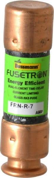 Cooper Bussmann - 125 VDC, 250 VAC, 7 Amp, Time Delay General Purpose Fuse - Fuse Holder Mount, 50.8mm OAL, 20 at DC, 200 (RMS) kA Rating, 9/16" Diam - Americas Industrial Supply