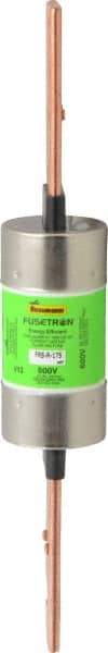 Cooper Bussmann - 300 VDC, 600 VAC, 175 Amp, Time Delay General Purpose Fuse - Bolt-on Mount, 9-5/8" OAL, 20 at DC, 200 (RMS) kA Rating, 1-13/16" Diam - Americas Industrial Supply