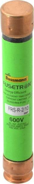 Cooper Bussmann - 300 VDC, 600 VAC, 0.2 Amp, Time Delay General Purpose Fuse - Fuse Holder Mount, 127mm OAL, 20 at DC, 200 (RMS) kA Rating, 13/16" Diam - Americas Industrial Supply