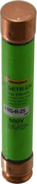 Cooper Bussmann - 300 VDC, 600 VAC, 25 Amp, Time Delay General Purpose Fuse - Fuse Holder Mount, 127mm OAL, 20 at DC, 200 (RMS) kA Rating, 13/16" Diam - Americas Industrial Supply