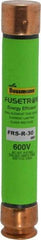 Cooper Bussmann - 300 VDC, 600 VAC, 30 Amp, Time Delay General Purpose Fuse - Fuse Holder Mount, 127mm OAL, 20 at DC, 200 (RMS) kA Rating, 13/16" Diam - Americas Industrial Supply