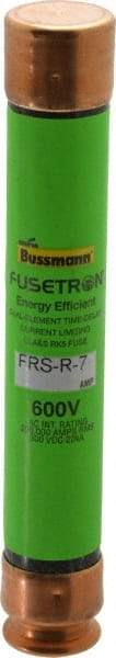 Cooper Bussmann - 300 VDC, 600 VAC, 7 Amp, Time Delay General Purpose Fuse - Fuse Holder Mount, 127mm OAL, 20 at DC, 200 (RMS) kA Rating, 13/16" Diam - Americas Industrial Supply