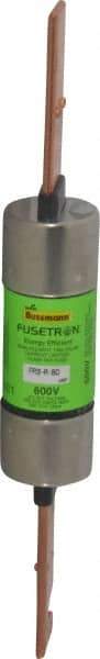 Cooper Bussmann - 300 VDC, 600 VAC, 80 Amp, Time Delay General Purpose Fuse - Bolt-on Mount, 7-7/8" OAL, 20 at DC, 200 (RMS) kA Rating, 1-5/16" Diam - Americas Industrial Supply