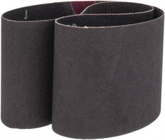 Norton - 3" Wide x 24" OAL, 120 Grit, Silicon Carbide Abrasive Belt - Silicon Carbide, Fine, Coated, Wet - Americas Industrial Supply