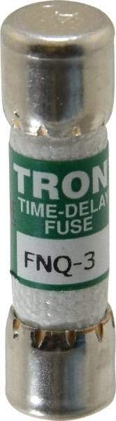 Cooper Bussmann - 500 VAC, 3 Amp, Time Delay General Purpose Fuse - Fuse Holder Mount, 1-1/2" OAL, 10 at AC kA Rating, 13/32" Diam - Americas Industrial Supply