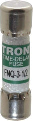 Cooper Bussmann - 500 VAC, 3.5 Amp, Time Delay General Purpose Fuse - Fuse Holder Mount, 1-1/2" OAL, 10 at AC kA Rating, 13/32" Diam - Americas Industrial Supply