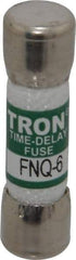 Cooper Bussmann - 500 VAC, 6 Amp, Time Delay General Purpose Fuse - Fuse Holder Mount, 1-1/2" OAL, 10 at AC kA Rating, 13/32" Diam - Americas Industrial Supply