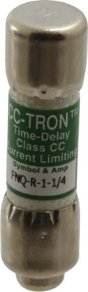 Cooper Bussmann - 300 VDC, 600 VAC, 1.25 Amp, Time Delay General Purpose Fuse - Fuse Holder Mount, 1-1/2" OAL, 200 at AC (RMS) kA Rating, 13/32" Diam - Americas Industrial Supply