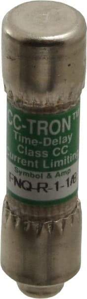 Cooper Bussmann - 300 VDC, 600 VAC, 1.13 Amp, Time Delay General Purpose Fuse - Fuse Holder Mount, 1-1/2" OAL, 200 at AC (RMS) kA Rating, 13/32" Diam - Americas Industrial Supply