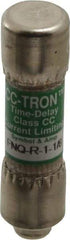 Cooper Bussmann - 300 VDC, 600 VAC, 1.13 Amp, Time Delay General Purpose Fuse - Fuse Holder Mount, 1-1/2" OAL, 200 at AC (RMS) kA Rating, 13/32" Diam - Americas Industrial Supply