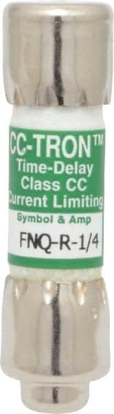 Cooper Bussmann - 300 VDC, 600 VAC, 0.25 Amp, Time Delay General Purpose Fuse - Fuse Holder Mount, 1-1/2" OAL, 200 at AC (RMS) kA Rating, 13/32" Diam - Americas Industrial Supply